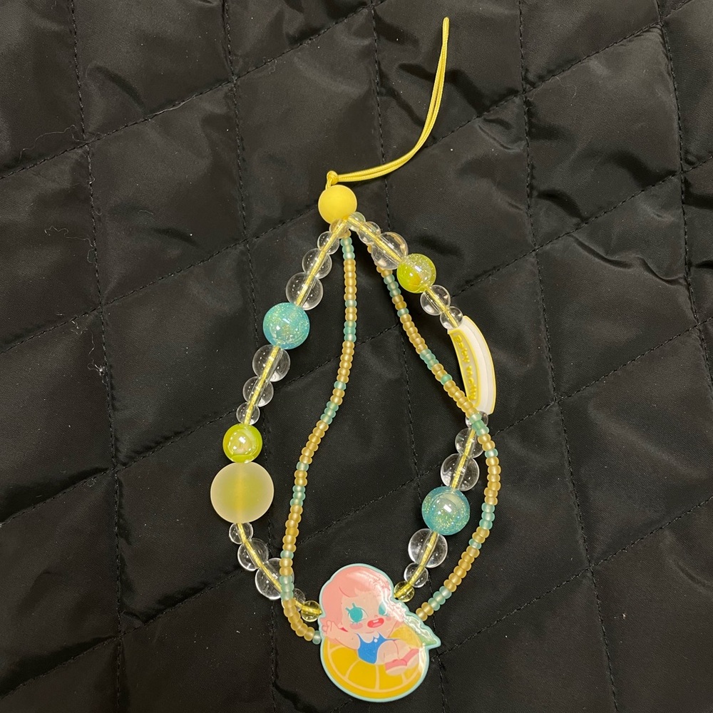 Pop Mart Baby Molly Phone Charm - Lemon Variant